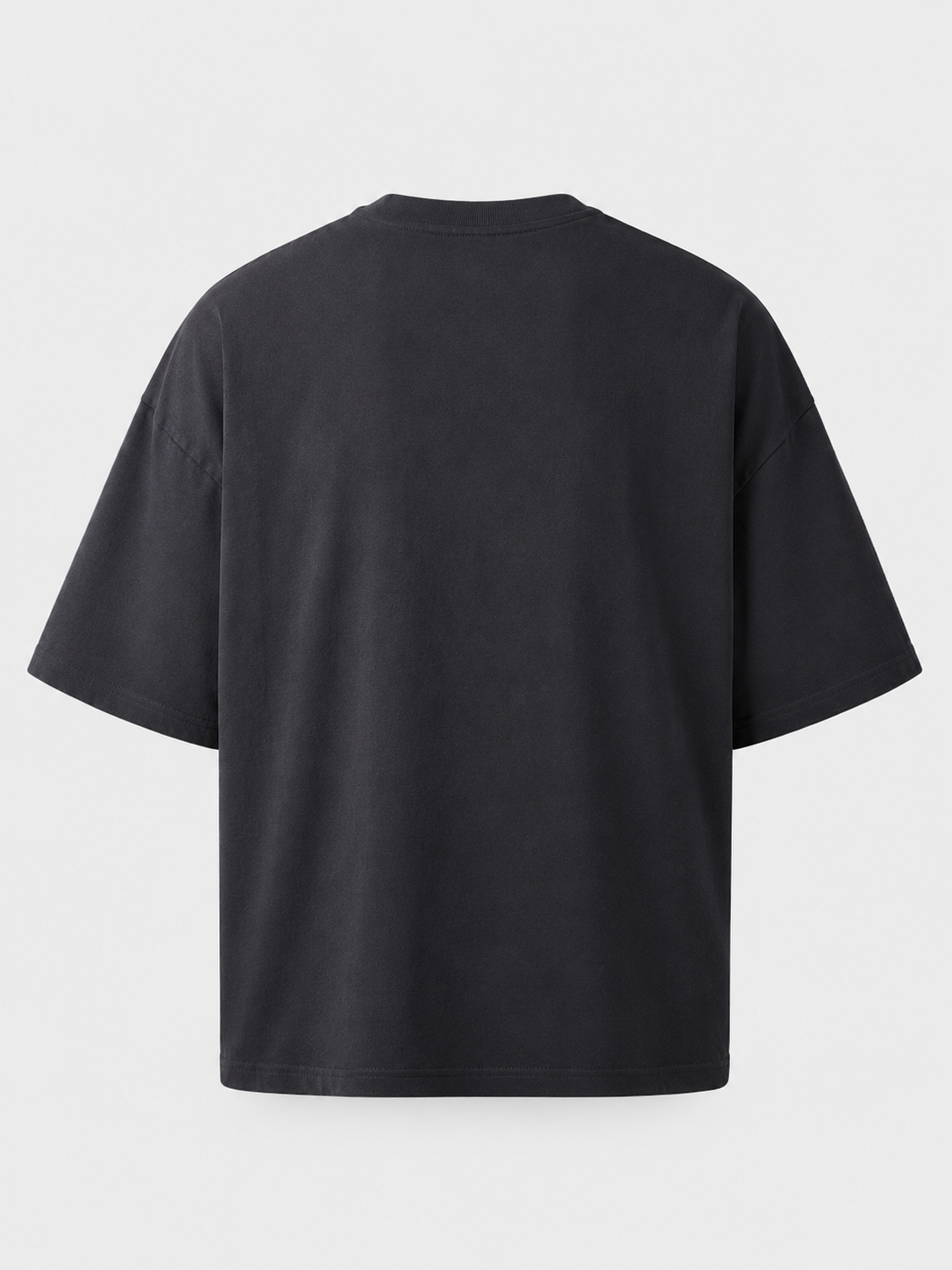 Black Oversized Love Is Evol Logo Tee