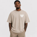 Sand Oversized Love Is Evol Logo Tee